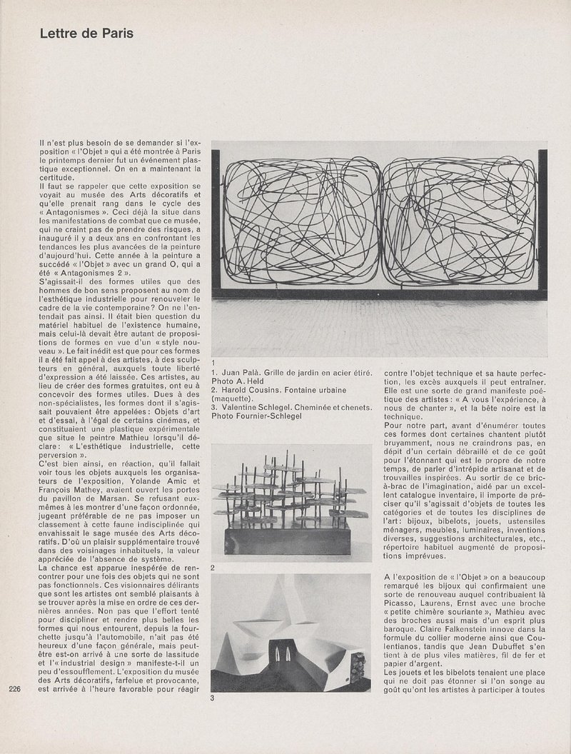 Lettre de Paris | S. Gille-Delafon