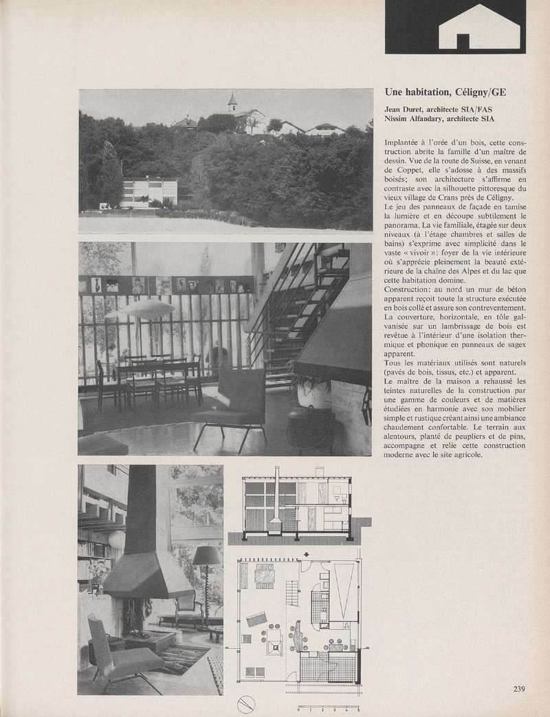 Une habitation, Céligny, Genève | Jean Duret, Nissim Alfandary