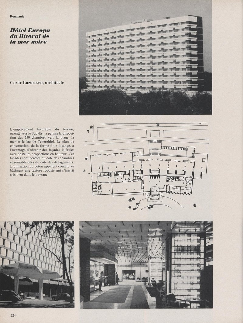 Hôtel Europa, mer noire, Roumanie | Cezar Lazarescu