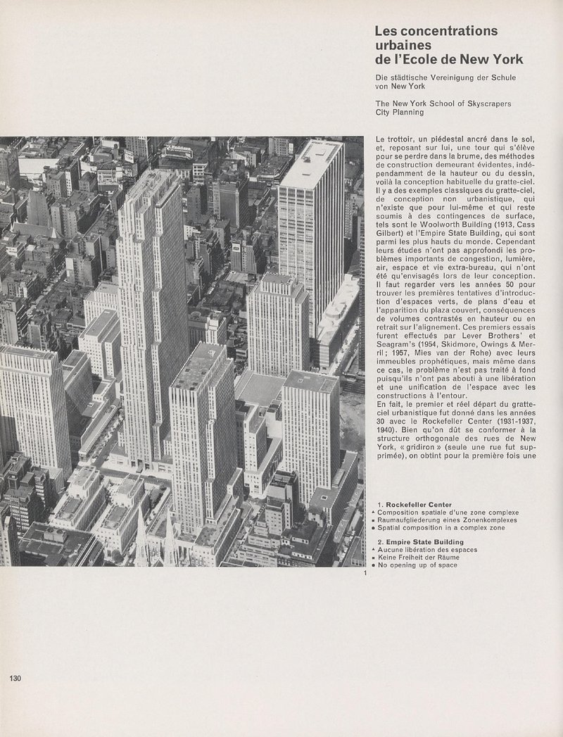 Les concentrations urbaines de l’Ecole de New York | H. F. Lenning