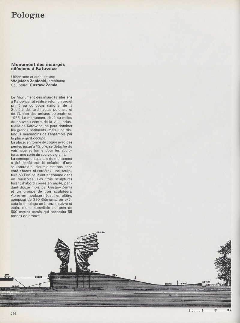 Monument des insurgés silésiens à Katowice, Pologne | Wojciech Zablock