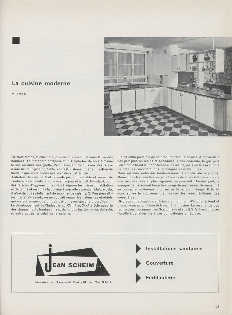 La cuisine moderne | W. Bono jr.