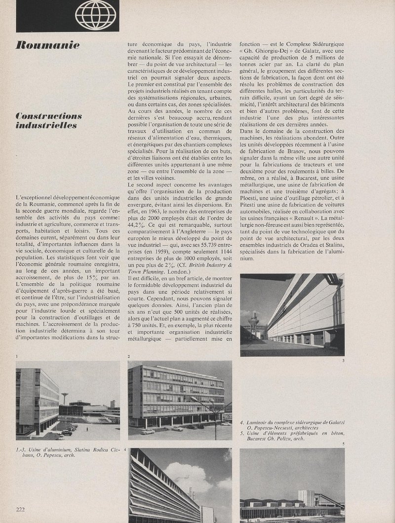 Constructions industrielles, Roumanie | Salomon Zalman, Martin Pinchis