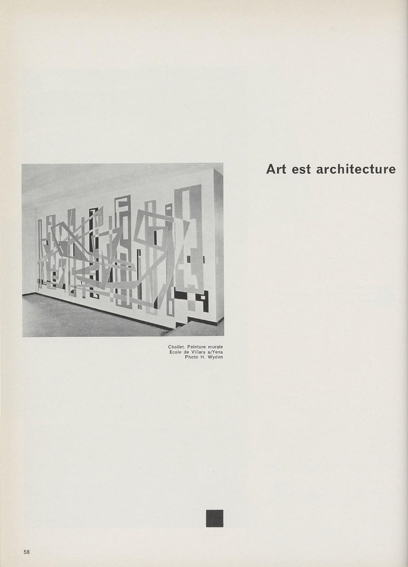 Art est architecture | André Kuenzi